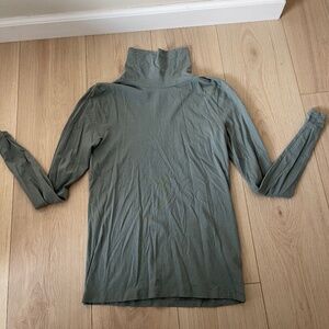 J Crew sage green turtle neck